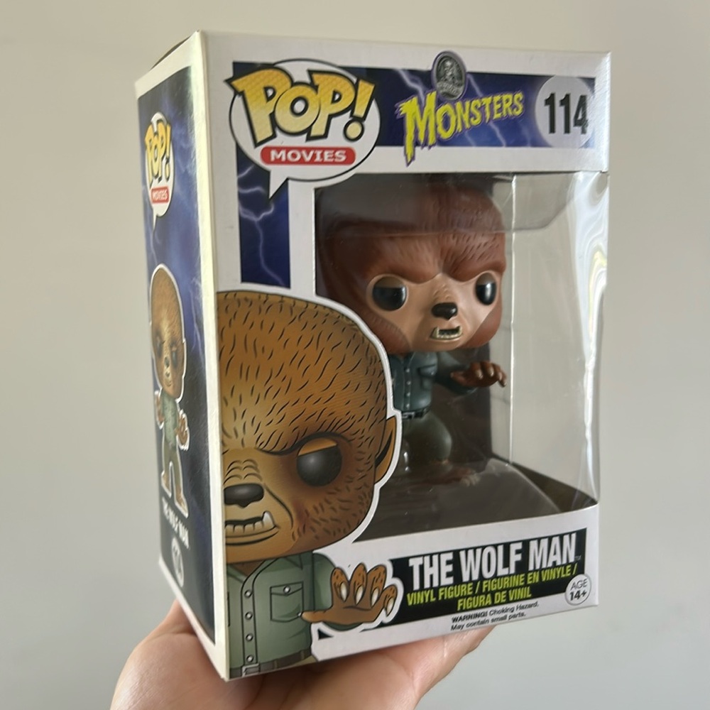 The Wolf Man - Funko Pop vinyl figure from Universal’s classic Monsters universe
